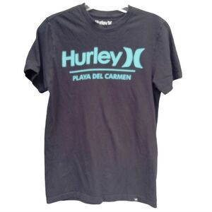 Hurley Premium Fit Tee Shirt Size S Women's Black Short Sleeves